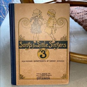 Vintage 1921 Children’s Song Book